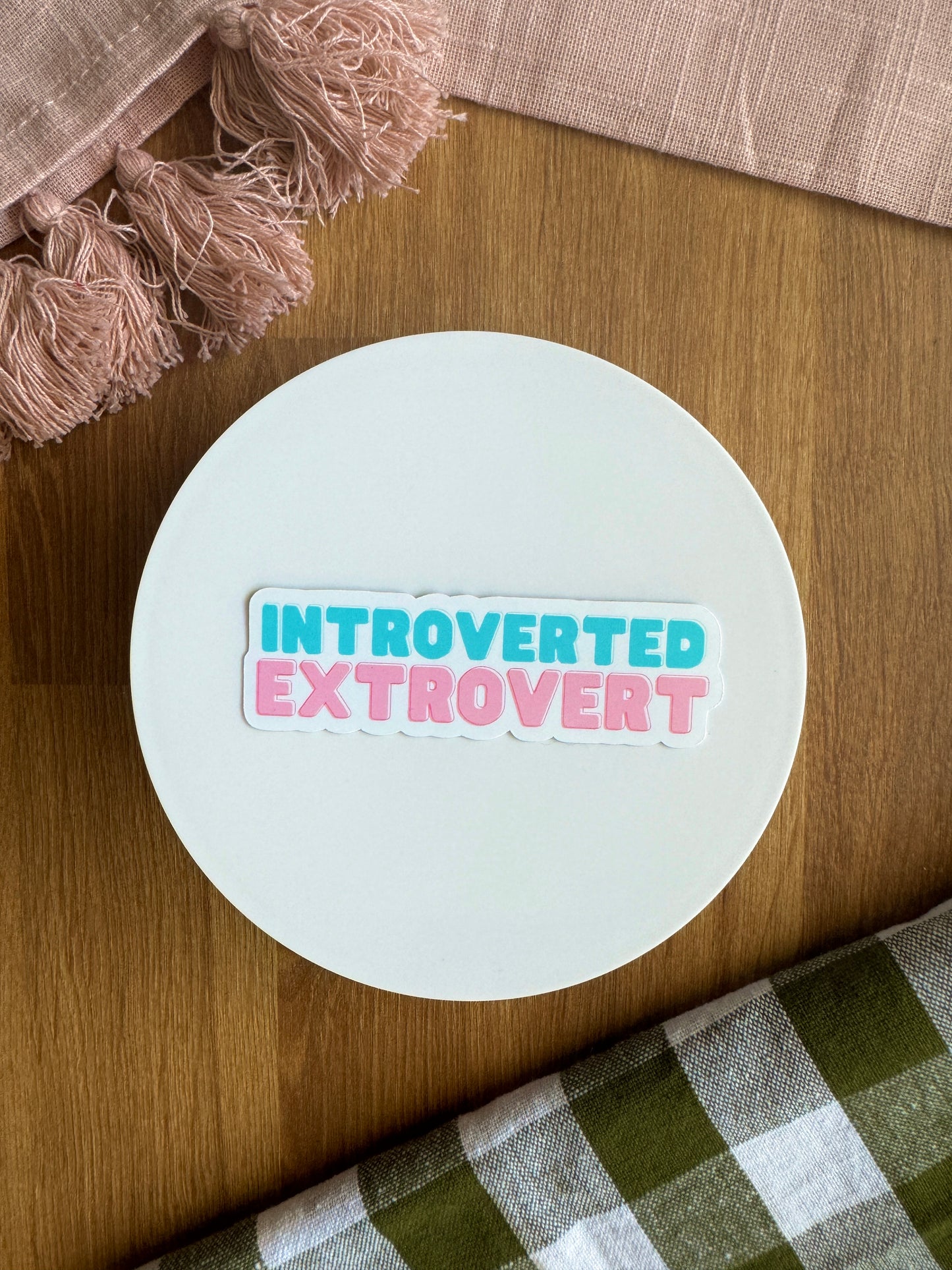 Introverted Extrovert Sticker