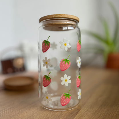 Strawberries & Daisies