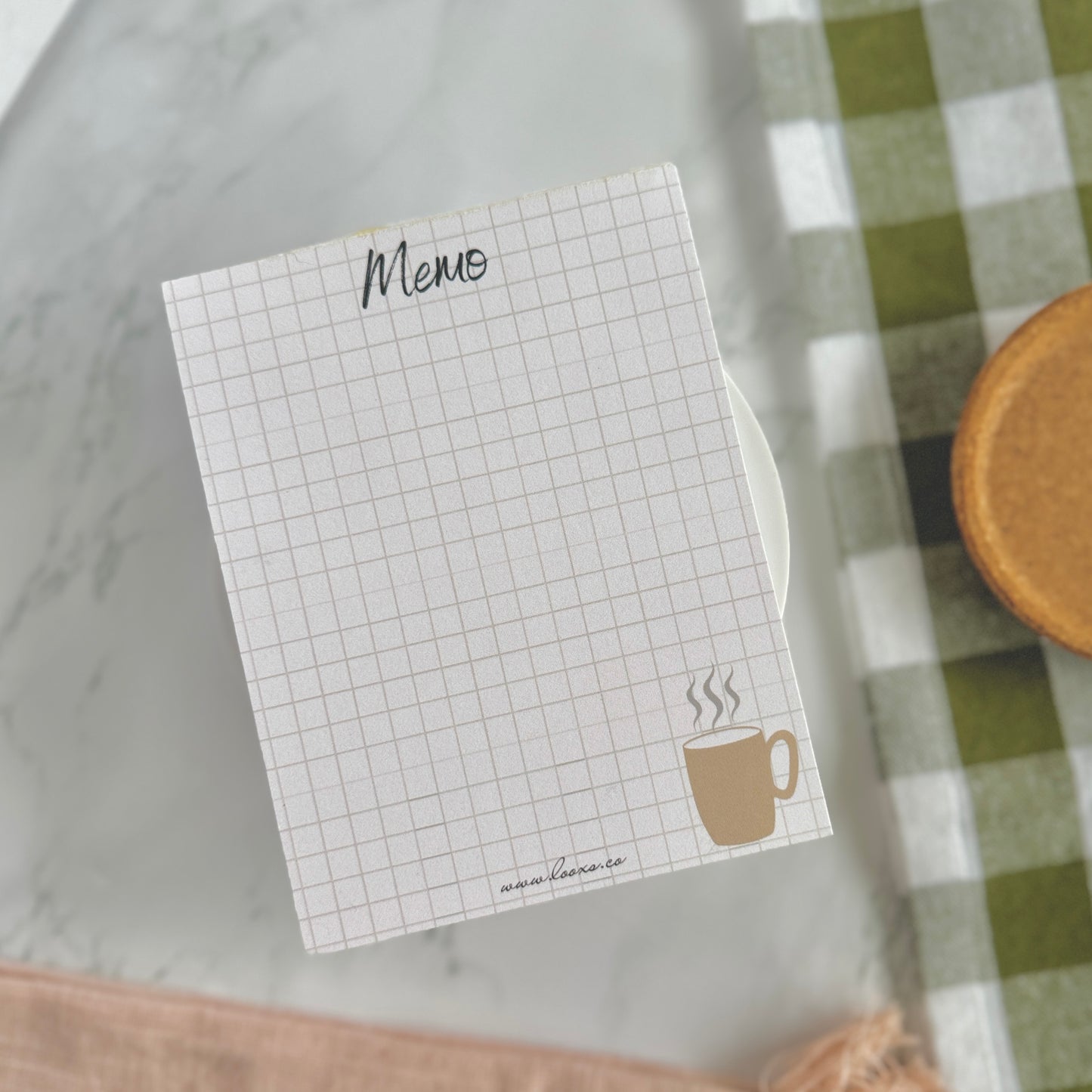 Coffee Grid Notepad