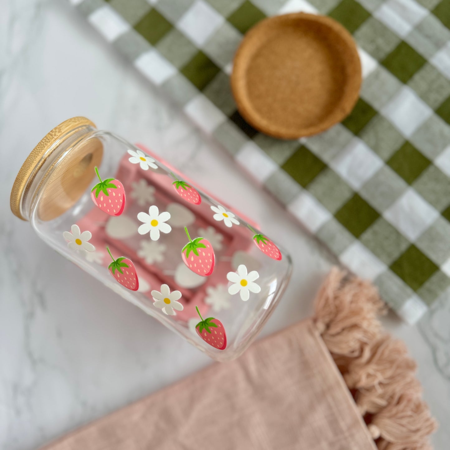 Strawberries & Daisies